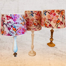 Charger l'image dans la galerie, AJ forme tambour. tissu cerisier en fleurs. A poser ou suspendre.