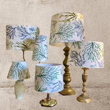 Charger l'image dans la galerie, AJ coraux. Tissu bleu, vert. Autres formes