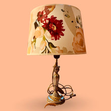 Charger l'image dans la galerie, Abat jour tambour 35 et 30 cms. Tissu floral. Coton