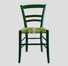 Charger l'image dans la galerie, Chaise vert mer simple. Face2