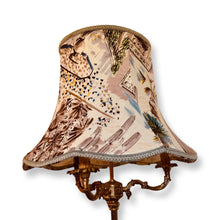 Charger l'image dans la galerie, Abatjour lampadaire. Tulipe à festons bas.