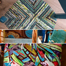 Charger l'image dans la galerie, Chaise originale peinte en vert pâle poudré