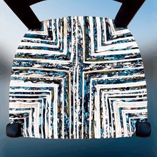 Charger l'image dans la galerie, Chaise à festons marine. Paillage Mers. Dessus