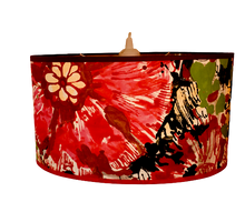 Charger l'image dans la galerie, Abat jour ovale.Tissu Bouquet de Lalie Design.