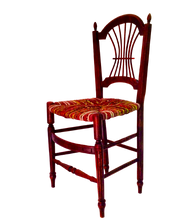 Charger l'image dans la galerie, Chaise ancienne lyre. Paillage été indien. fond transparent