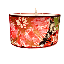 Charger l'image dans la galerie, Abat-jour ovale, cylindrique ou tambour recouvert d'un tissu floral Lalie Design
