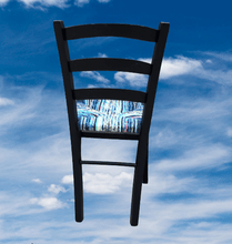 Charger l'image dans la galerie, Chaise simple marine. Paillage Mers. Dos