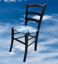 Charger l'image dans la galerie, Chaise simple marine. Paillage Mers. Profil