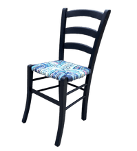 Charger l'image dans la galerie, Chaise simple marine. Paillage Mers. Profil fond transparent