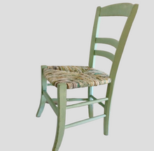 Charger l&#39;image dans la galerie, Petite chaises vert poudré. Profil
